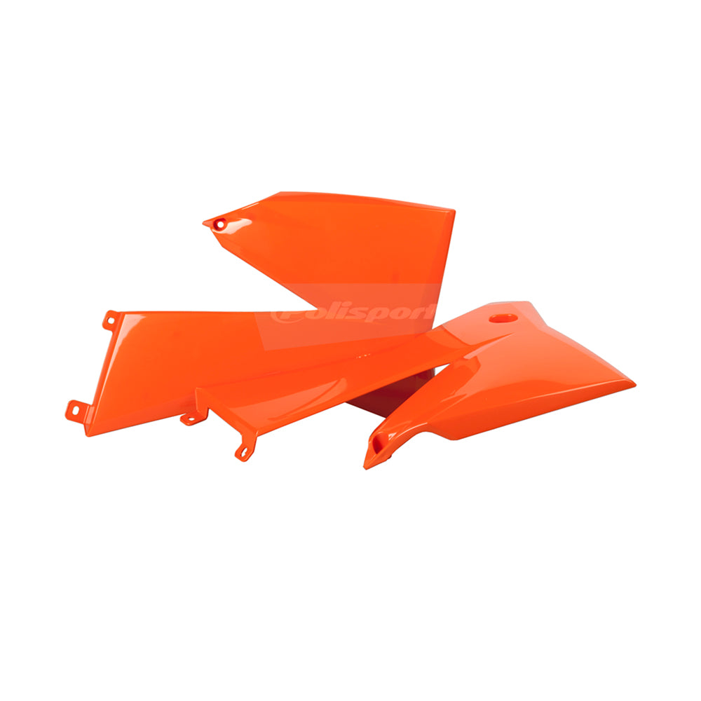 Polisport Rad Radiator Scoops Tank Panels For KTM EXC 250 Orange 2005-2007